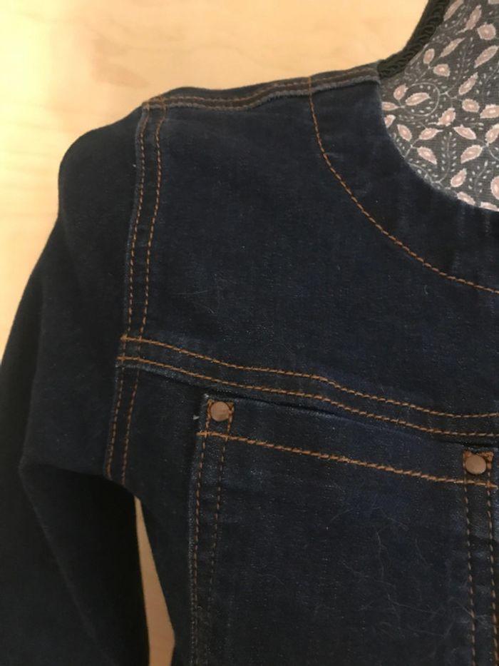 Veste en jean foncée - photo numéro 3