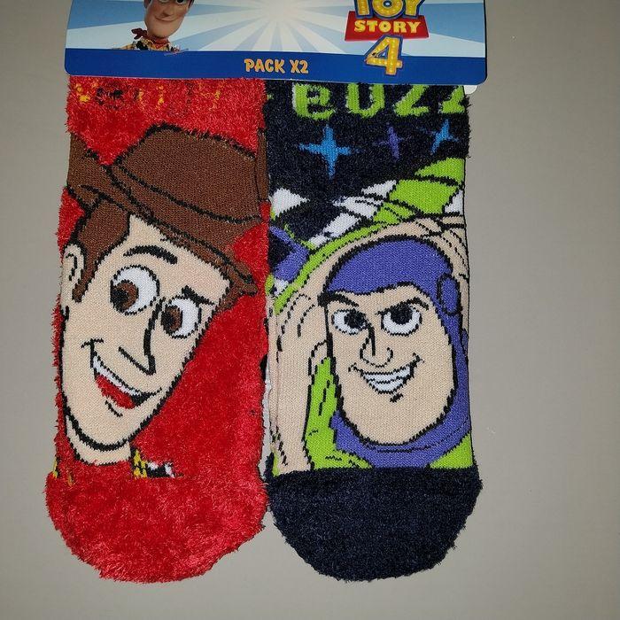 Pack 2 paires de chaussettes anti derapante toy story 23/26 - photo numéro 1