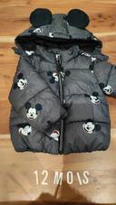 Manteau doudoune mickey