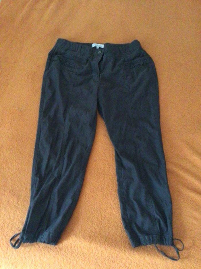 Pantalon 3/4 Marron