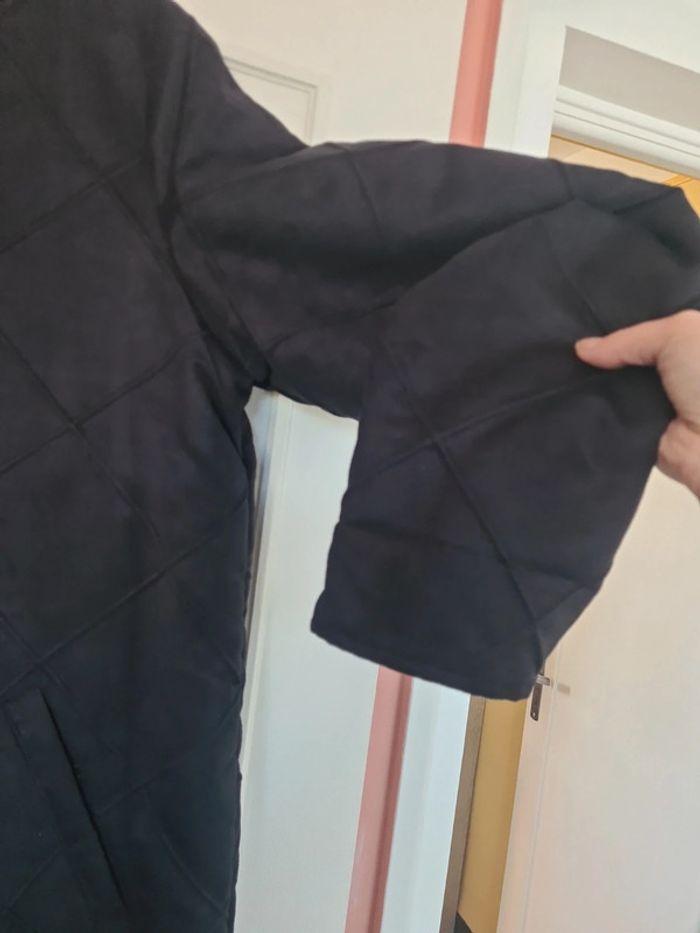 Manteau à carreaux noir daxon 46/48 - photo numéro 3