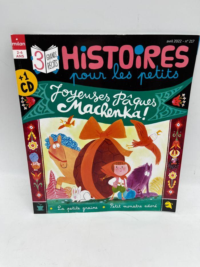 Livre d’activité magazines Histoires pour les petits avec Cd  modèle Joyeuse Paques Machenka Neuf - photo numéro 1