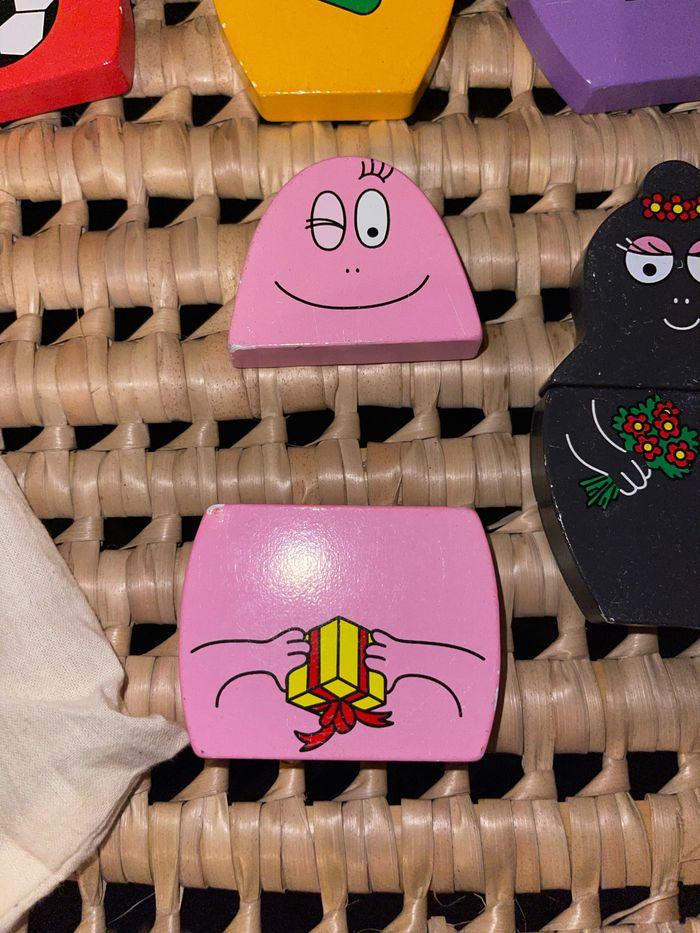 Jeu de Barbapapa aimantée en bois - photo numéro 4