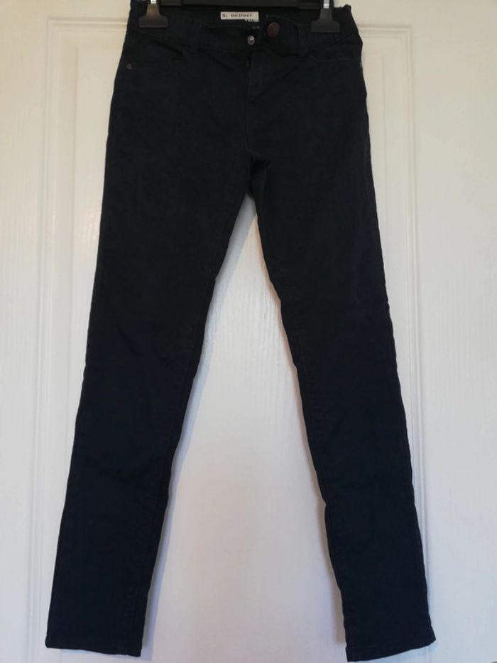 Pantalon bleu marine skinny 9 ans - photo numéro 1