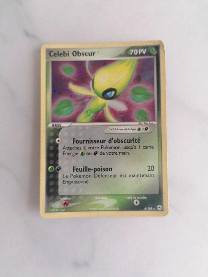 Carte Pokémon celebi obscur