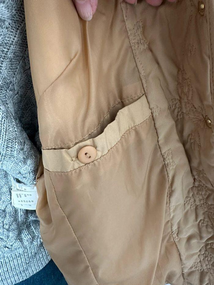 🌸 Veste matelassée - vintage - beige 🌸 - photo numéro 7