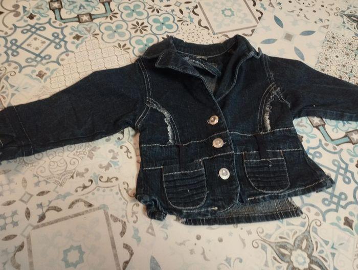 Veste jean fille 2 ans tbe - photo numéro 2