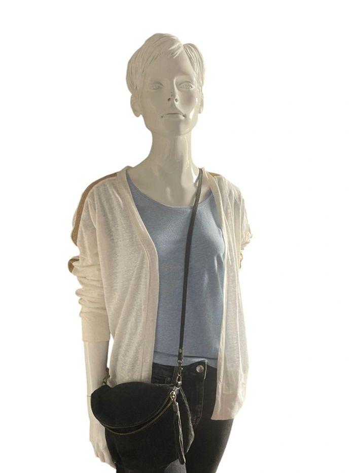 Look  femme Jeans+ T shirt+ Gilet+ Sac IIAS00100 - photo numéro 4