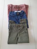 Lot pantalons 3 ans fille jean slim