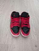 Air Jordan 1 Low GS "Black Very Berry" - Taille 36,5