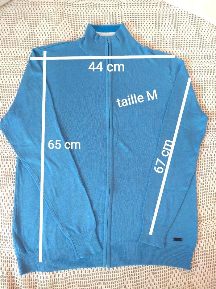 Gilet neuf veste Torrente bleue homme taille M - photo numéro 3