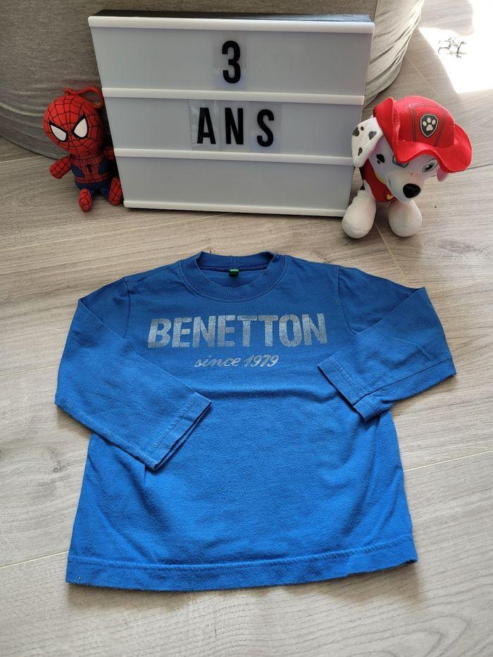 T-shirt manches longues benetton