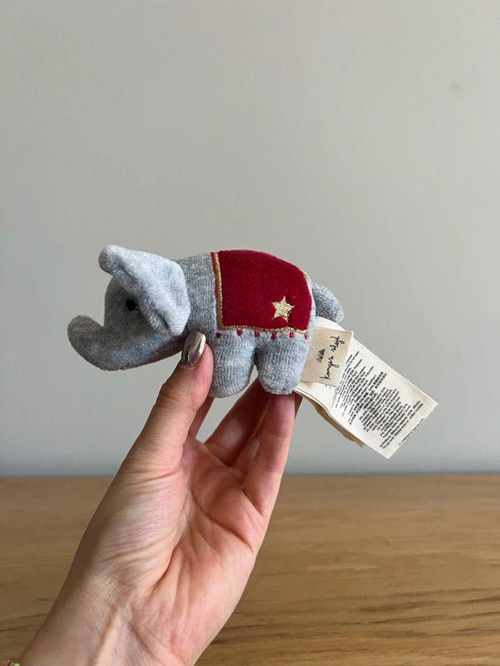 Mini hochet éléphant Konges slojd - photo numéro 2