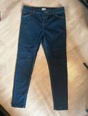 Jean skinny bleu marine