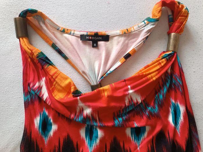 Blouse multicolore - Morgan - taille M - très bon état - photo numéro 3