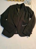 Veste blazer noir avec poche