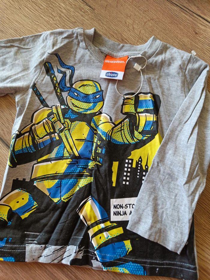 Tshirt manche longue Tortues Ninja - photo numéro 1