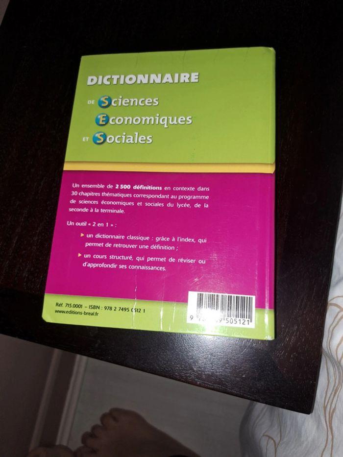 Dictionnaire SES - photo numéro 2