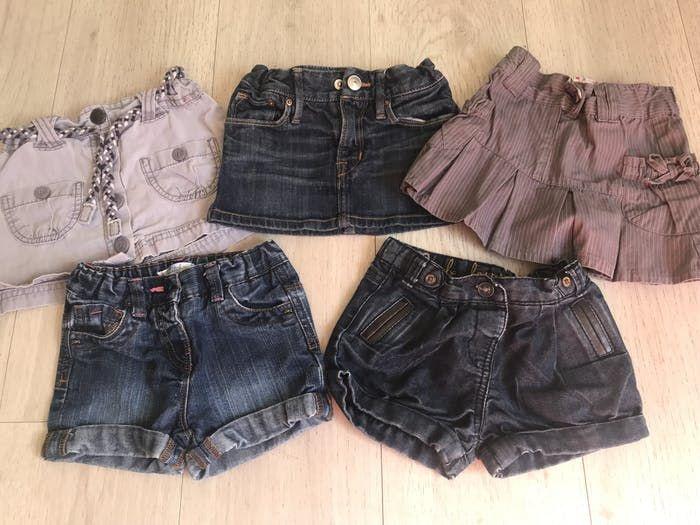 Lot de jupes et shorts