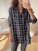 Chemise masculine à carreaux