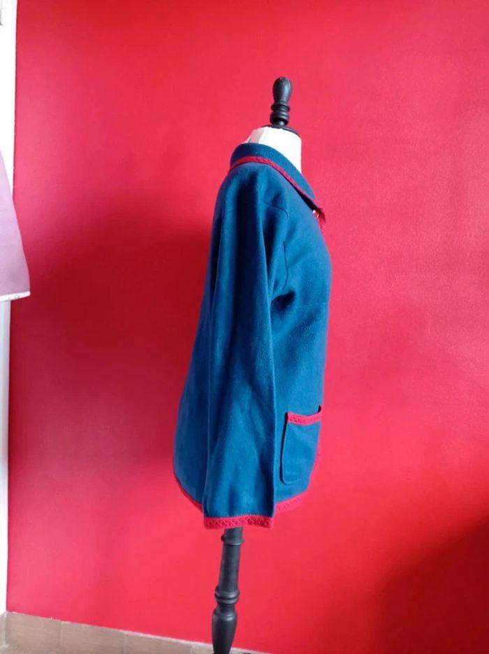 Veste Polaire Bleue Taille 46 - photo numéro 2