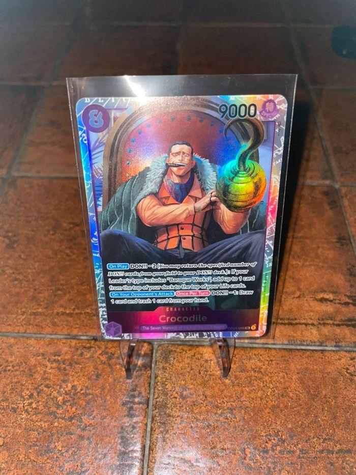 One Piece Card Crocodile SR OP04 - NM