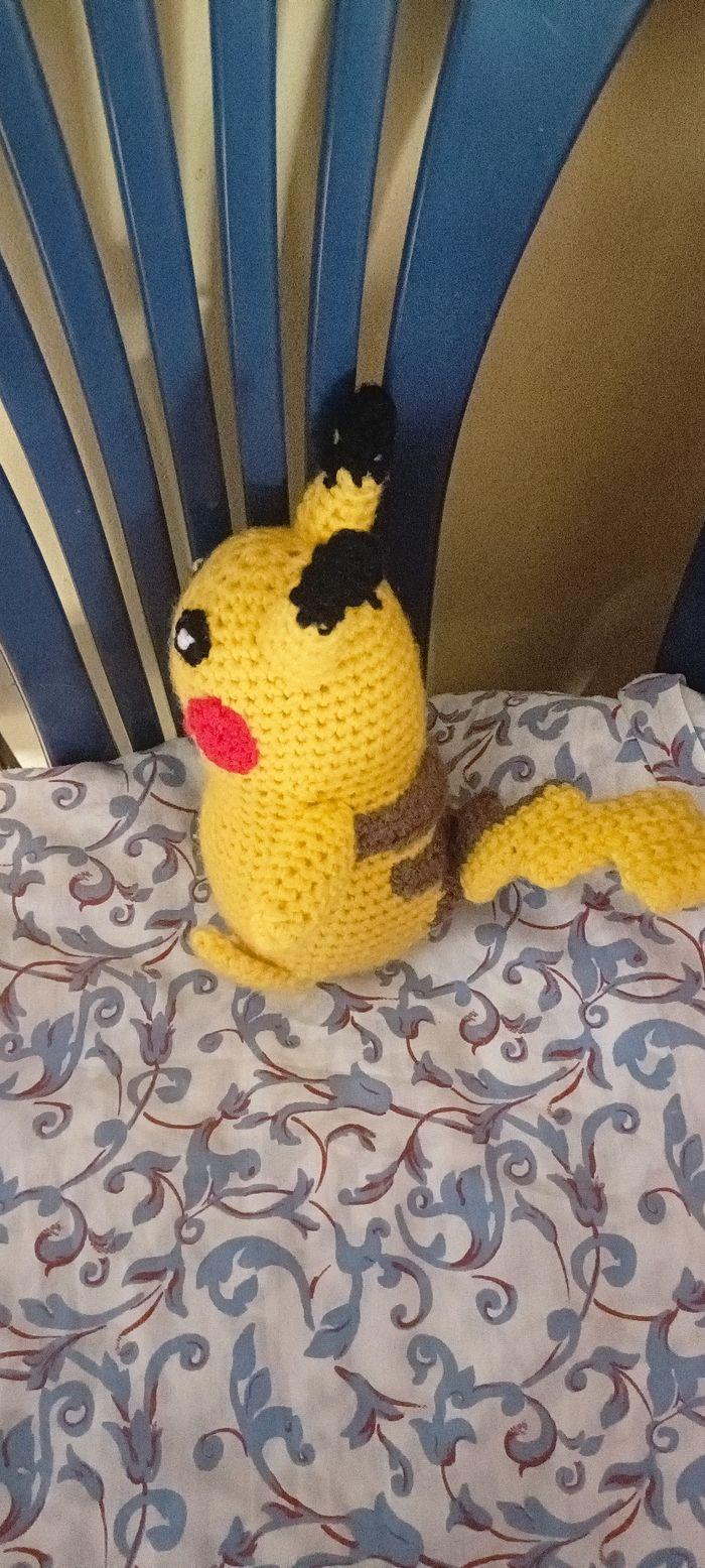 Peluche Pikachu crochet - photo numéro 5