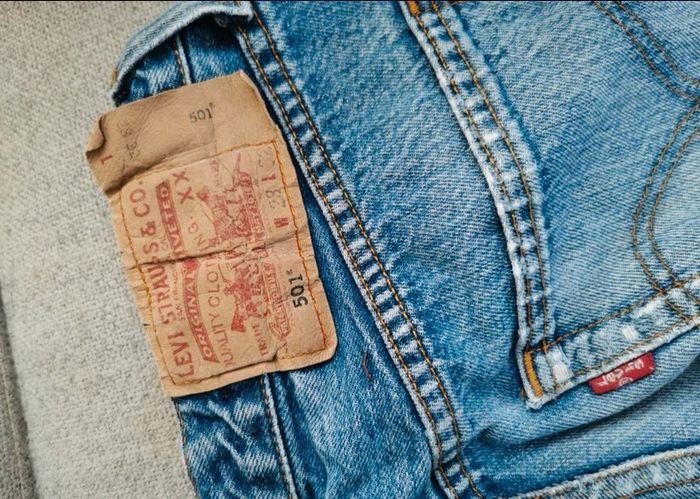 Jeans Levi's femme 501 bleu taille M 38 - photo numéro 4