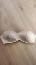 Soutien gorge bustier sans bretelles 85C neuf