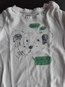 T shirt manches longues blanc gemo 3 ans