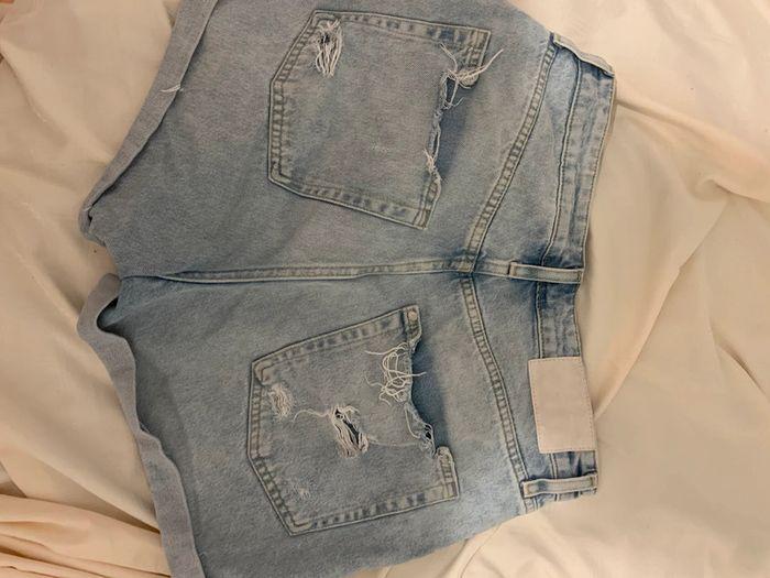 2 short en jean trouer h&m - photo numéro 5