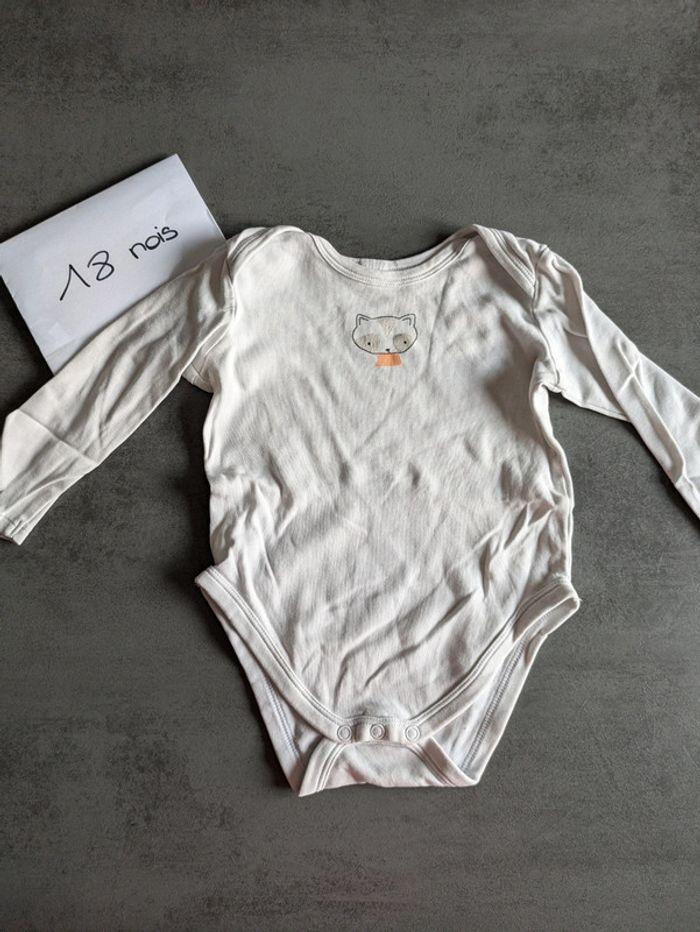 Lot bodies manches longues bébé fille petit bateau taille 18 mois - photo numéro 6