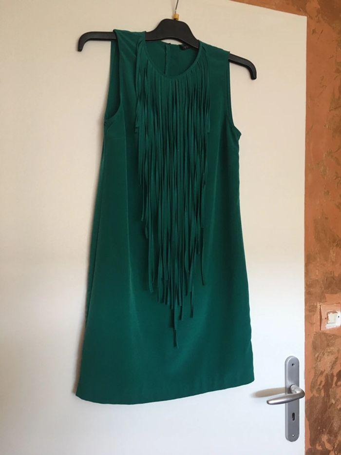 robe verte sapin zara - photo numéro 3