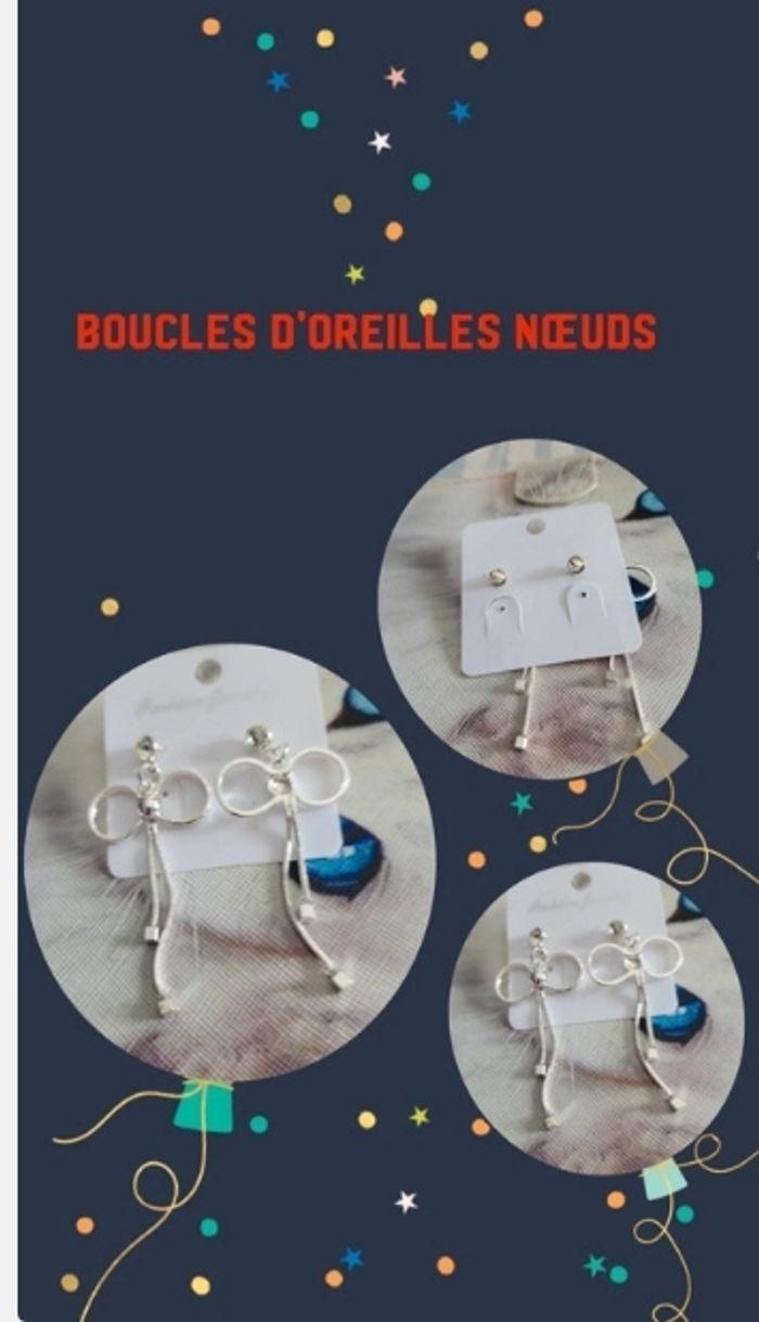 boucle d'oreille noeud