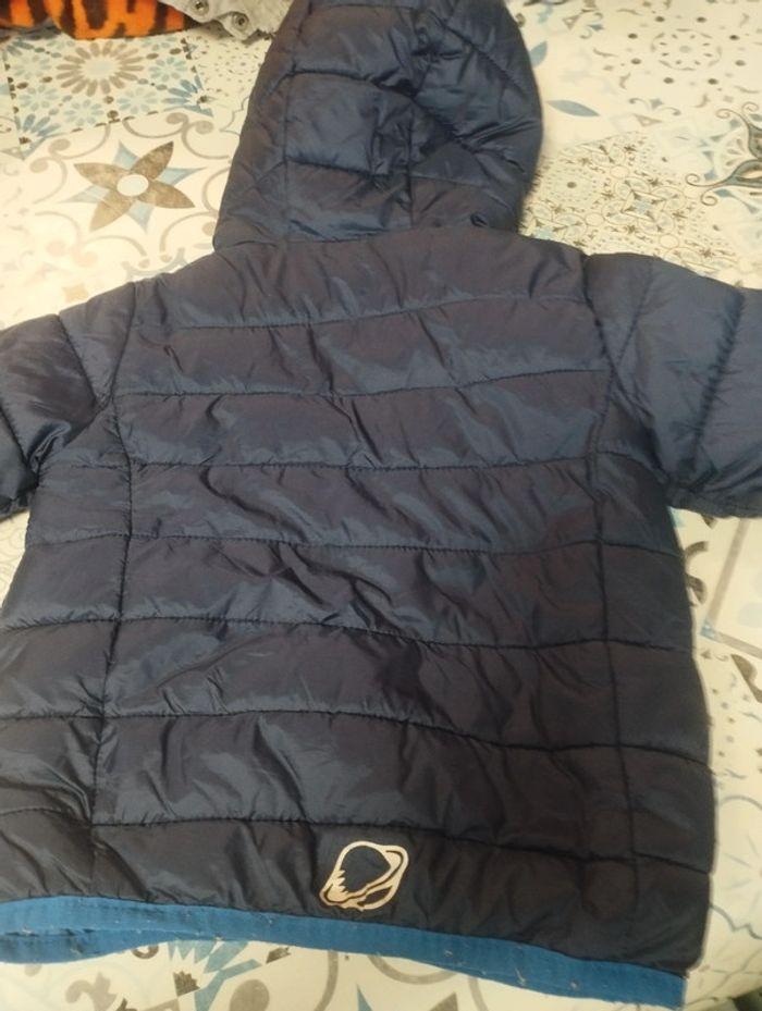 Manteau imperméable bleu garçon 1/2ans tbe - photo numéro 2