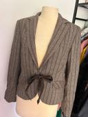 Veste blazer caramelo sport marron vintage