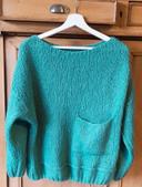 Pull vert d’eau taille 1