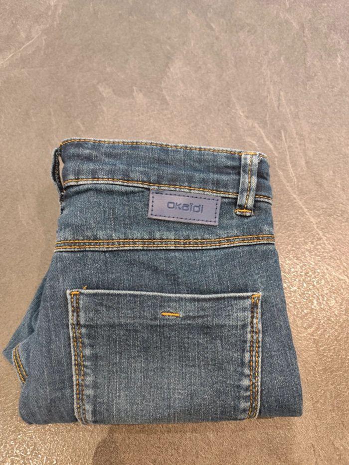 Jeans skinny bleu foncé Okaïdi 9 ans - photo numéro 7