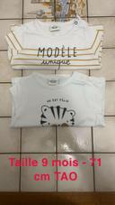 Lot de 2 t-shirts manches longues