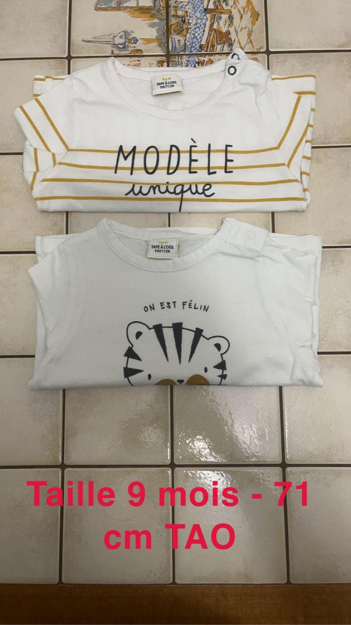 Lot de 2 t-shirts manches longues - photo numéro 1