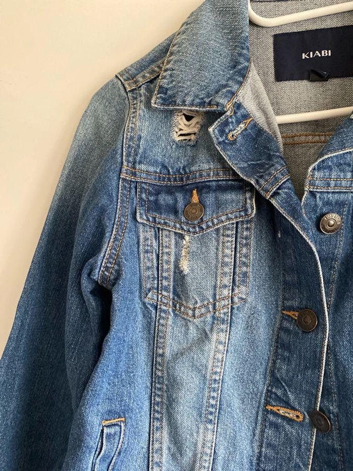 Veste en jean taille XS/14 ans - photo numéro 2