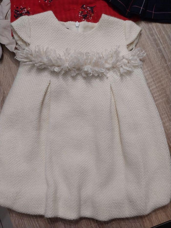 Lot vêtements 12 mois fille 8 pièces, robe Petit Bateau,  Jacadi - photo numéro 3