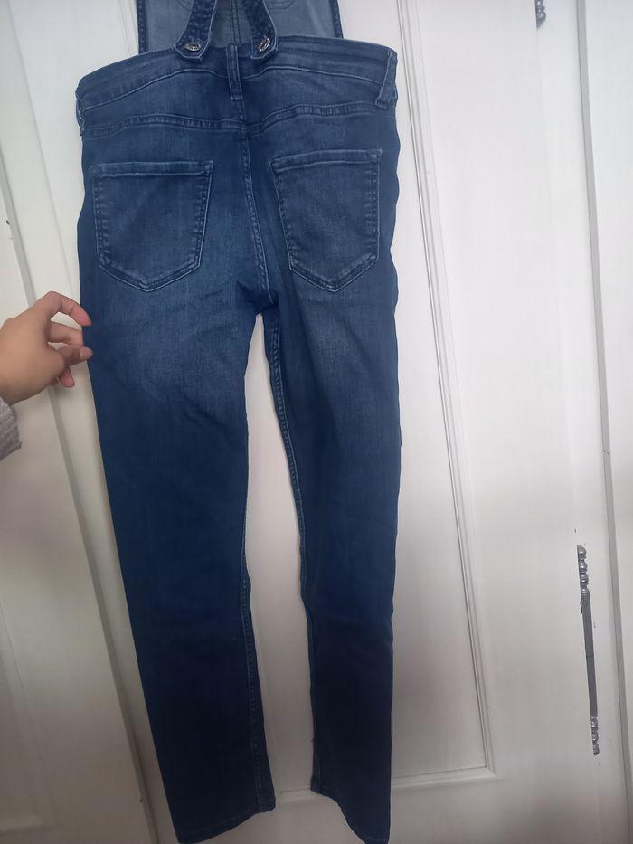 Salopette jeans taille 146 cm - photo numéro 5