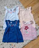 Lot tee shirt fille 4A