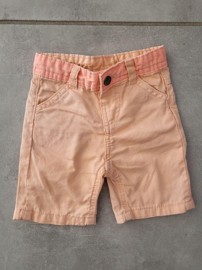 Short jeans corail