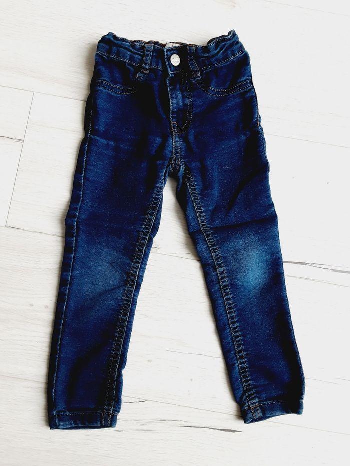 Vêtement mixte garçon fille pantalon type jean Charlie et Prune 3 ans - photo numéro 1