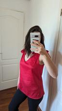 T-shirt Shein 40 rouge rose