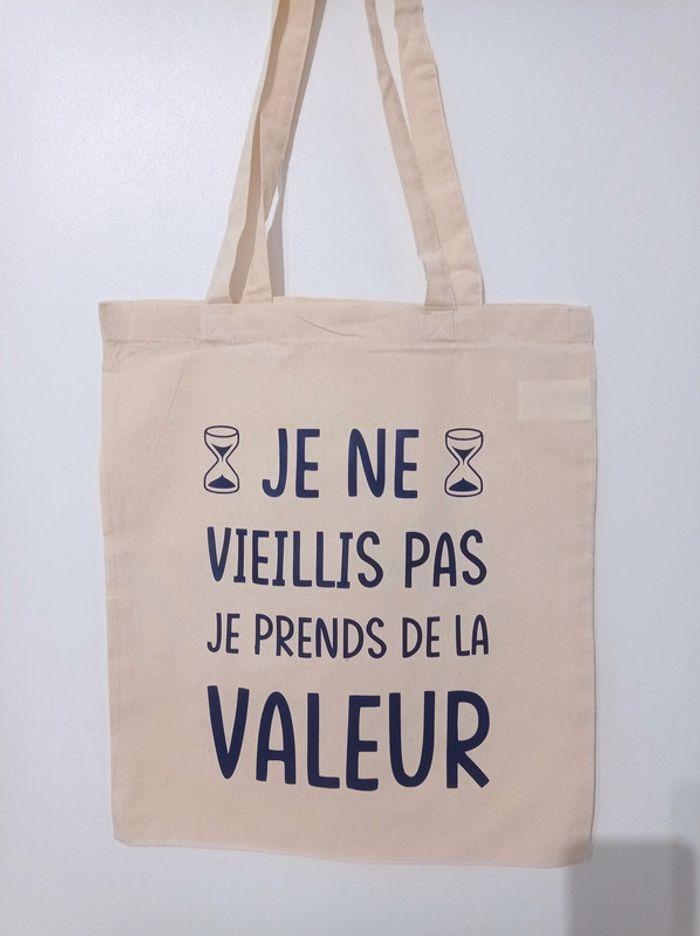 Sac tote bag texte humour - photo numéro 15