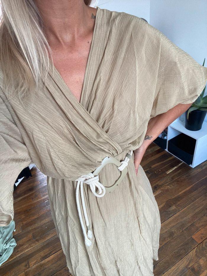 Robe longue beige - photo numéro 5