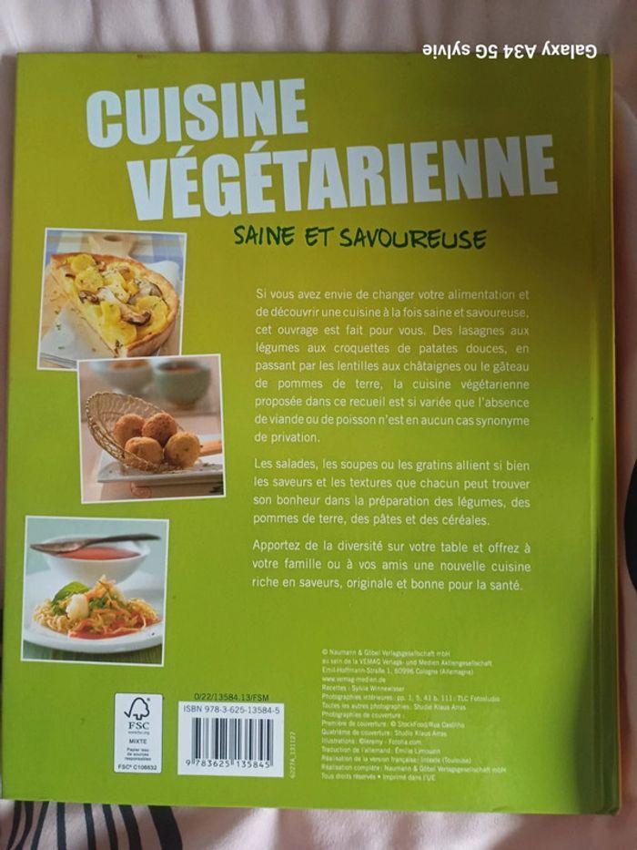 Livre cuisine végétarienne - photo numéro 2